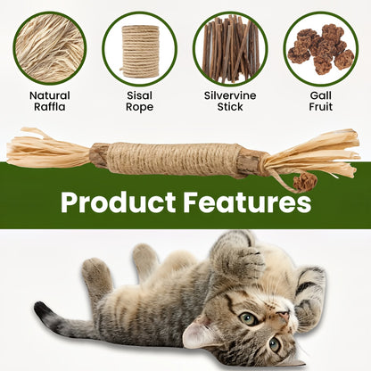 Whisker Wonders™ Silvervine Chew Sticks — Nature’s Toothbrush for Cats