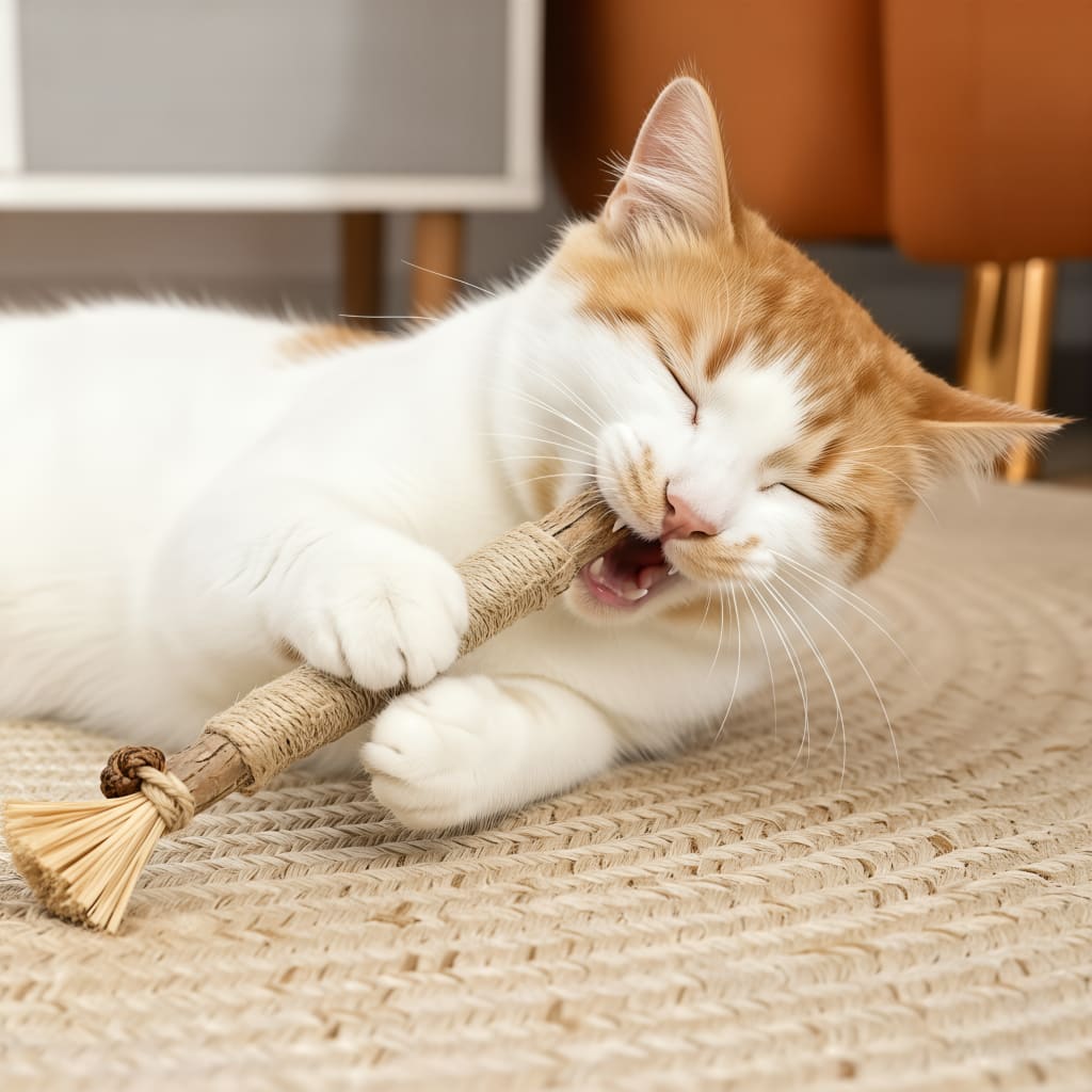 Whisker Wonders™ Silvervine Chew Sticks — Nature’s Toothbrush for Cats
